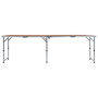 Voir la diapositive 2 : VIDAXL Table pliable de camping Aluminium 240x60 cm