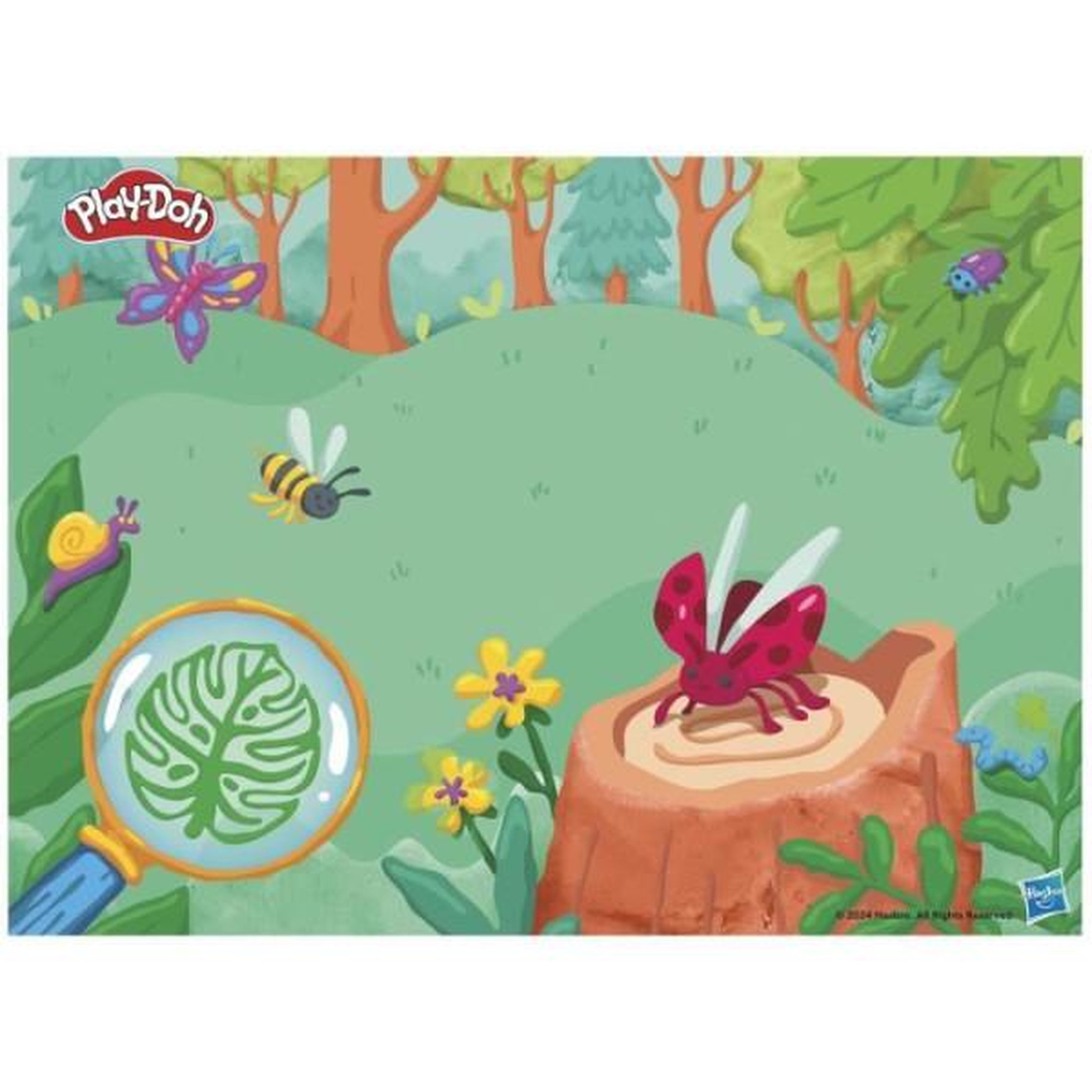 Voir la diapositive 3 : PLAYDOH Play-Doh Mon petit microscope, pâte a modeler, 9 accessoires et 5 couleurs, des 3 ans