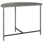 Voir la diapositive 3 : VIDAXL Table de jardin Gris 100x50x75 cm Resine tressee