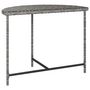 Voir la diapositive 3 : VIDAXL Table de jardin Gris 100x50x75 cm Resine tressee