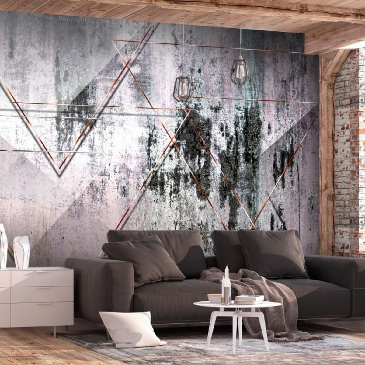 Paris Prix Papier Peint  Geometric Wall