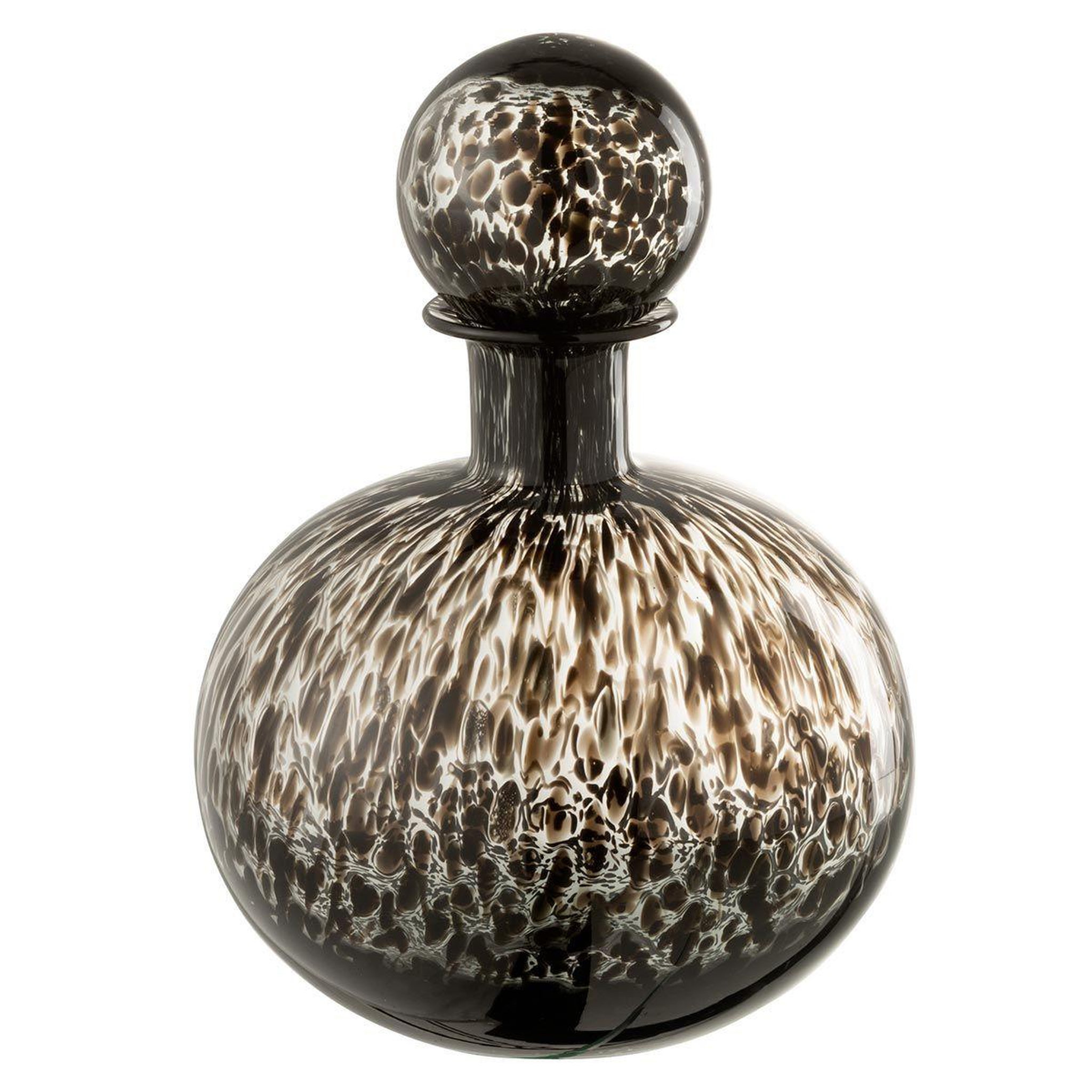 J-LINE Bouteille avec bouchon design  vidao  28cm noir