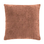 Paris Prix Housse de Coussin en Velours Chenille  Leo  40x40cm Mocha