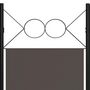 Voir la diapositive 5 : VIDAXL Cloison de separation 4 panneaux Anthracite 160 x 180 cm
