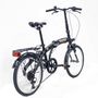Voir la diapositive 3 : Vélo 20'' Rigide Mixte Acier Pliant  Discovery Adventures  - Fourche rigide - 6 vitesses - Dérailleur Shimano - Freins V-Brake - Porte Bagages