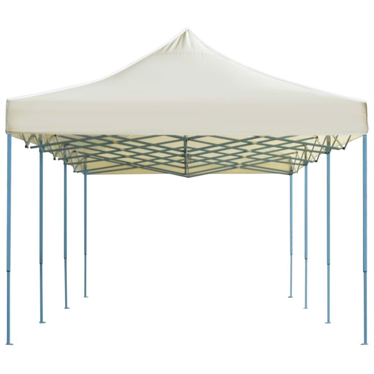 VIDAXL Tente de reception pliable escamotable 3x9 m creme