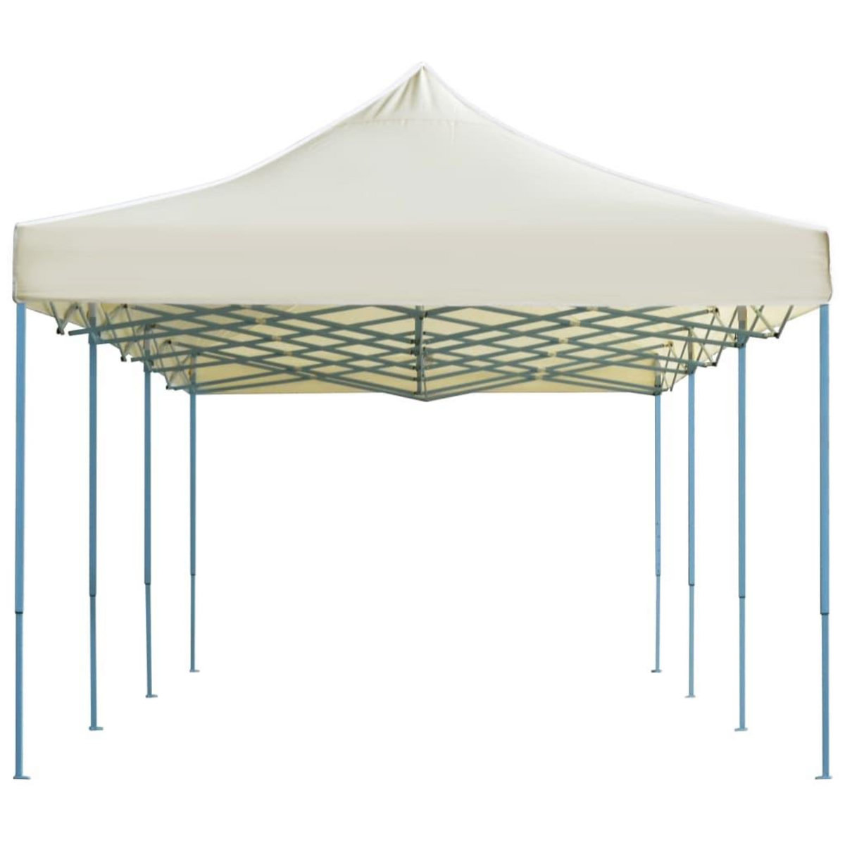VIDAXL Tente de reception pliable escamotable 3x9 m creme