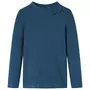 VIDAXL T-shirt enfants a manches longues tricot cotele bleu marine 104