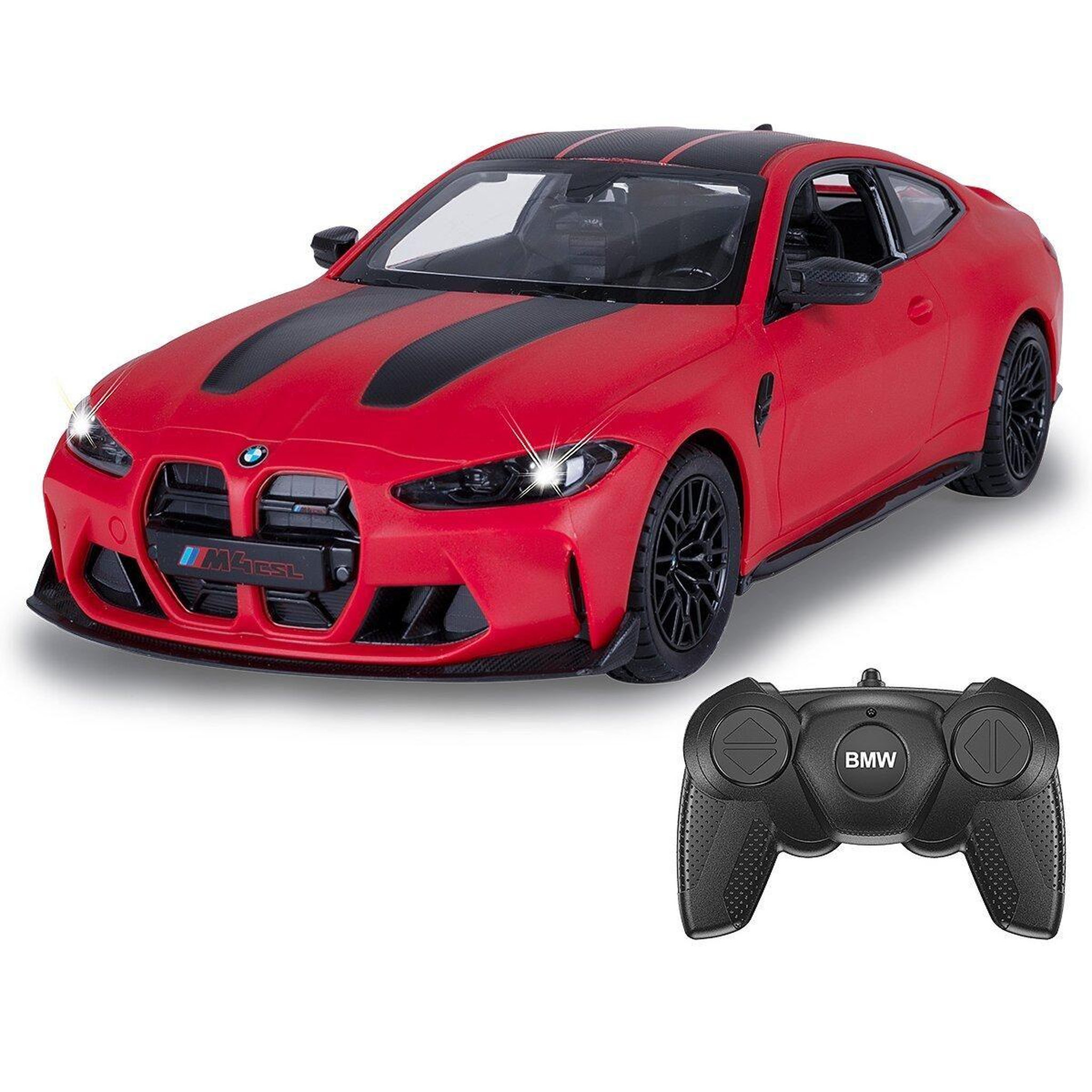 Voir la diapositive 4 : Jamara Voiture télécommandée bmw m4 csl 1:16 rouge 2,4ghz
