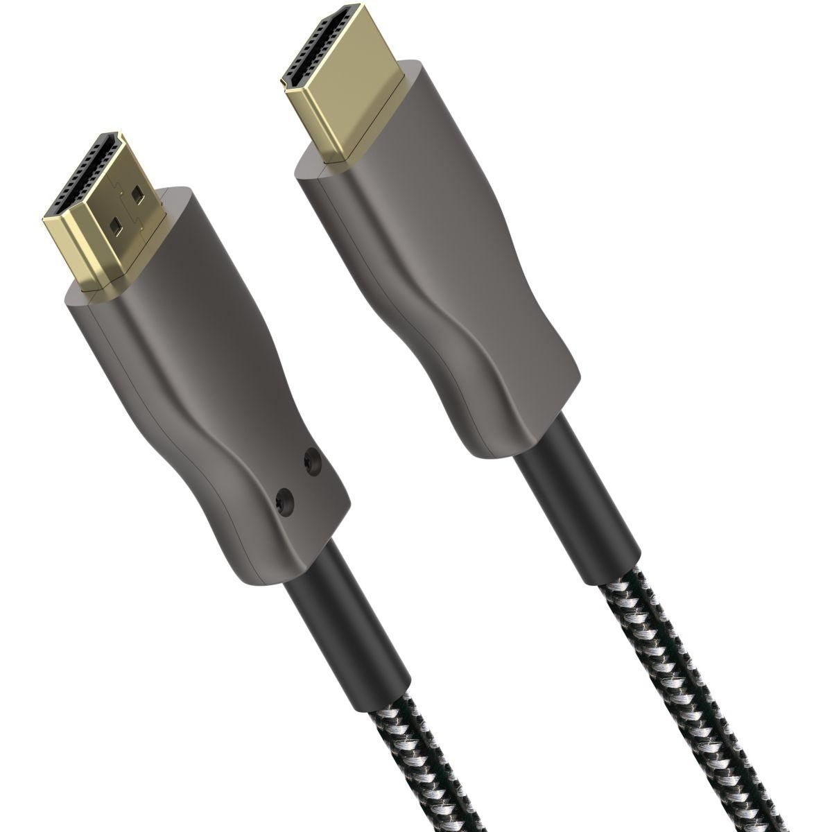 ADEQWAT Câble HDMI 2.1 Droit 10M active AOC