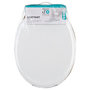 Voir la diapositive 4 : FIVE Abattant WC en Bois  Bathroom  43cm Blanc