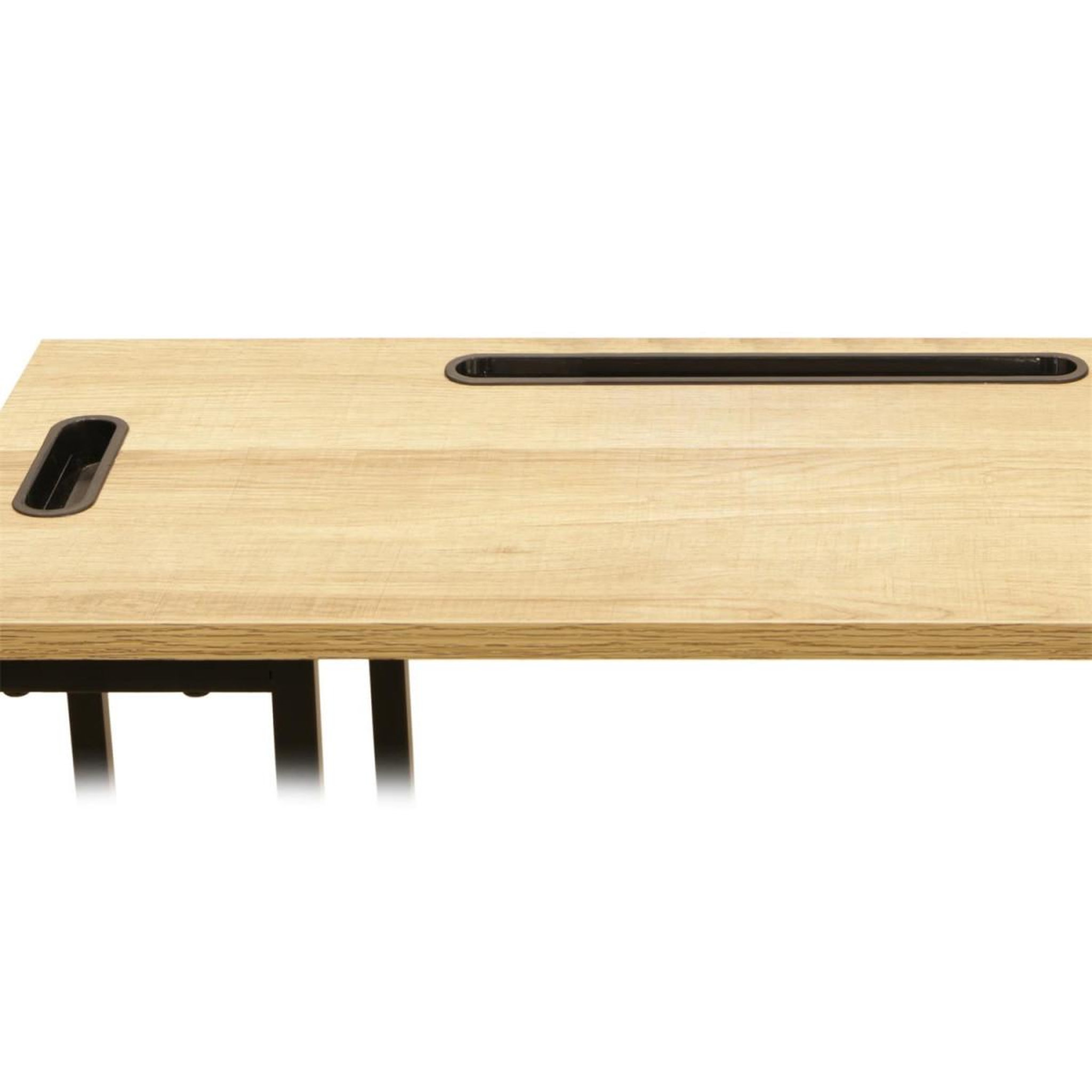 Voir la diapositive 3 : The Home Deco Factory Table d'appoint  support tablette  112cm naturel
