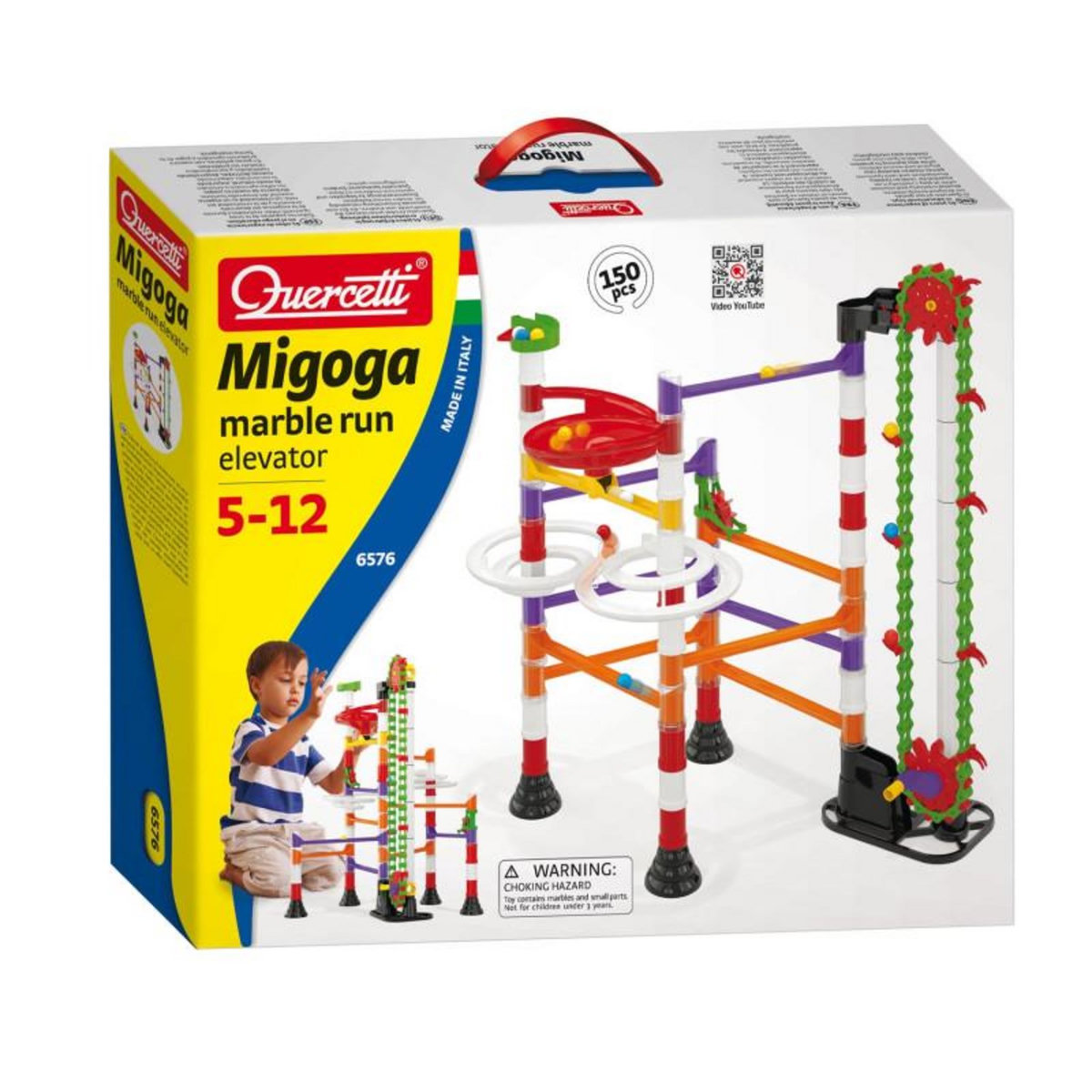 Quercetti Quercetti Marble Court Migoga with elevator, 150dlg.