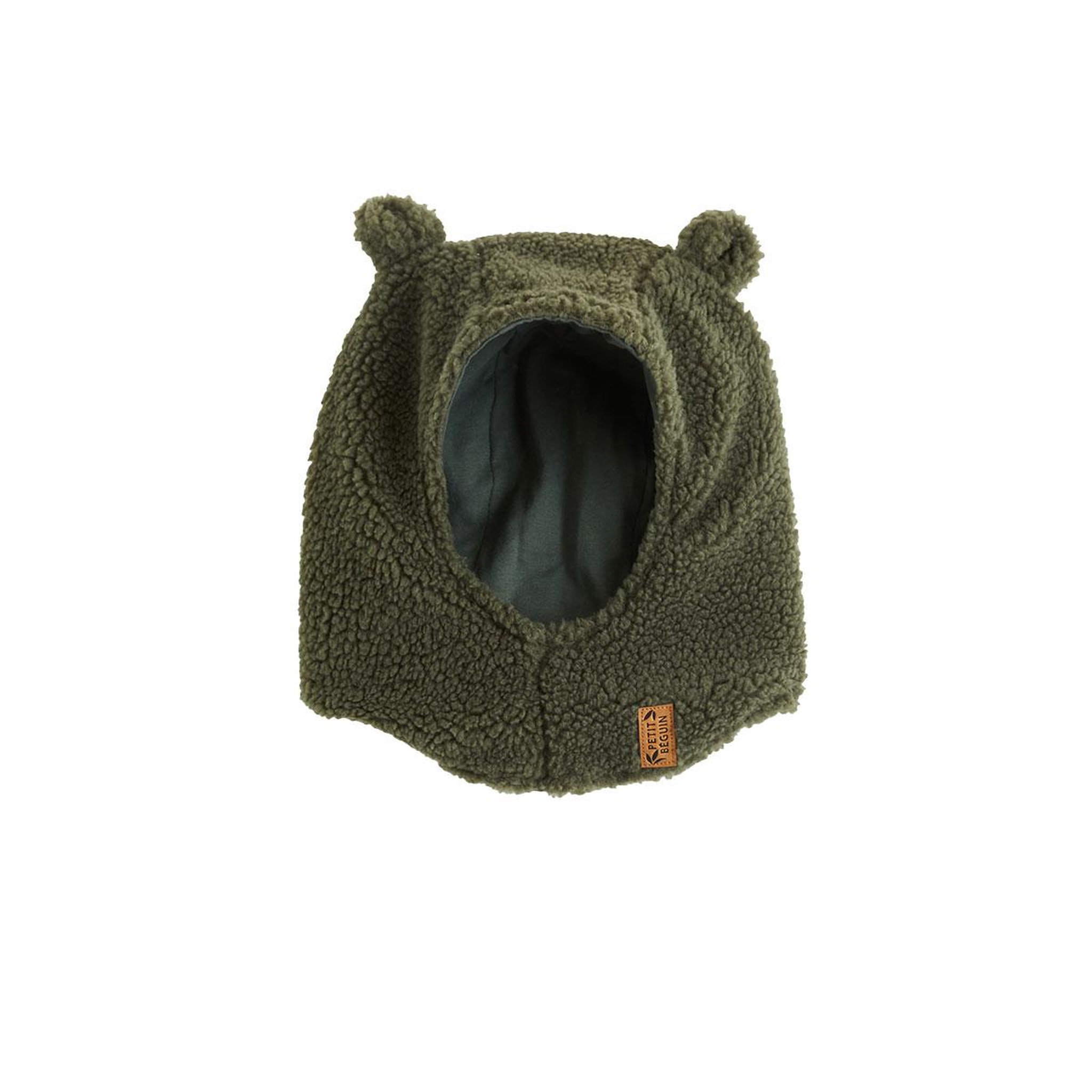 Voir la diapositive 1 : PETIT BEGUIN Cagoule bébé en sherpa Ginkgo