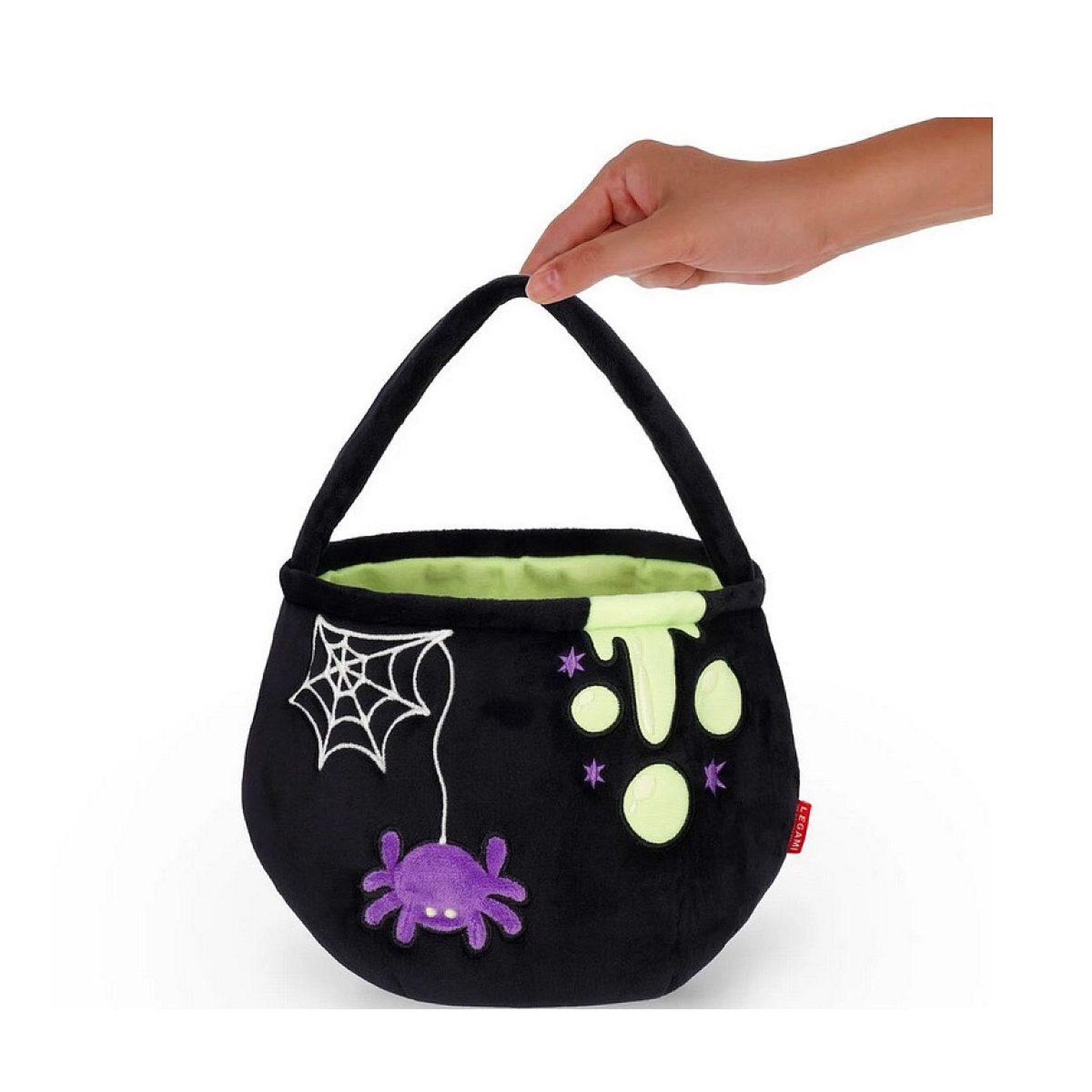 Voir la diapositive 2 : LEGAMI Sac d'Halloween Cauldron - Trick or treat
