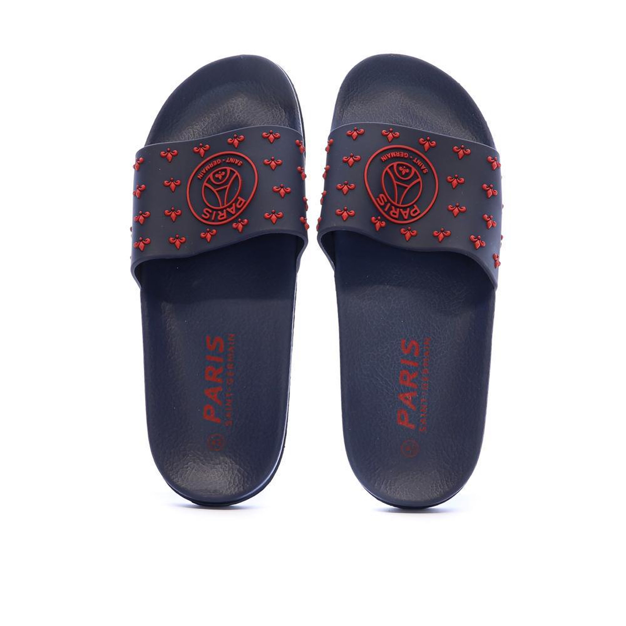Voir la diapositive 4 : PSG Claquettes Marine Homme PSG Citral