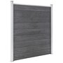 Voir la diapositive 4 : VIDAXL Cloture de jardin WPC 872x186 cm Gris
