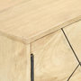 Voir la diapositive 4 : VIDAXL Meuble TV 140x30x40 cm bois de manguier massif