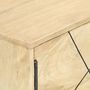 Voir la diapositive 4 : VIDAXL Meuble TV 140x30x40 cm bois de manguier massif