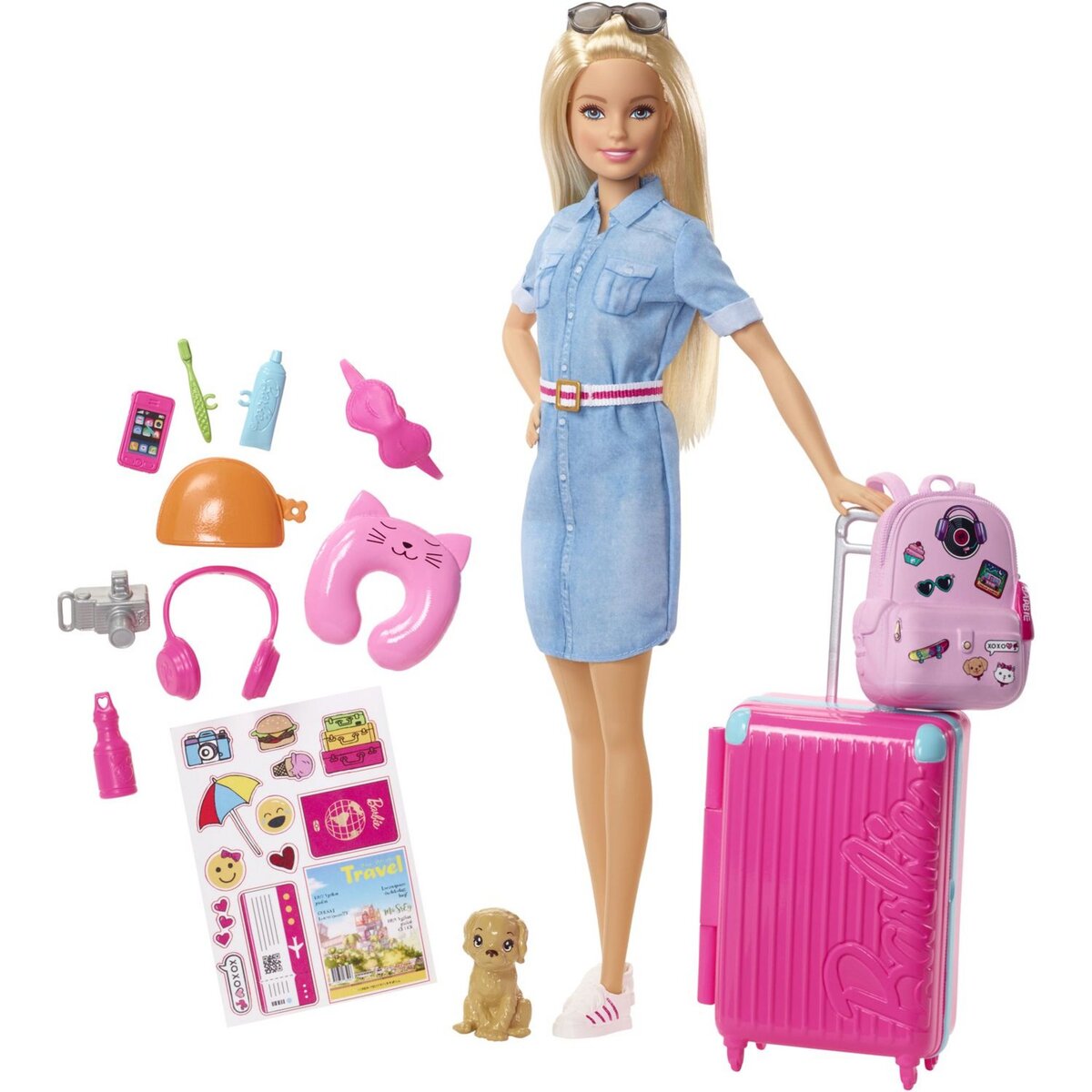 BARBIE Poupée voyage - Barbie pas cher 