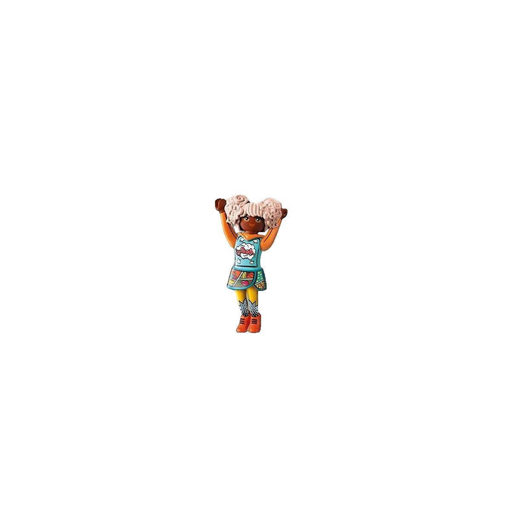 PLAYMOBIL Jouet Playmobil Edwina avec accessoires colorés