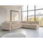 Voir la diapositive 2 : BEST MOBILIER Felix - canapé modulable d'angle droit 5 places en tissu texturé