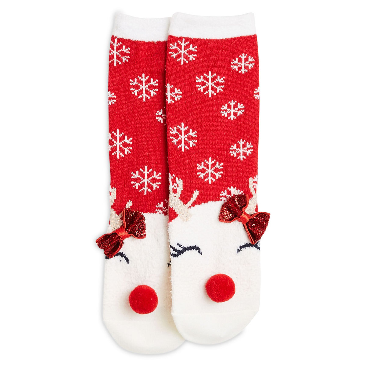 IN EXTENSO Chaussettes de noël anti dérapantes fille
