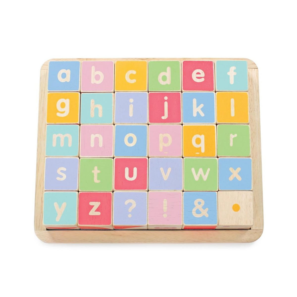 Le Toy Van 30 Blocs a empiller en bois ABC