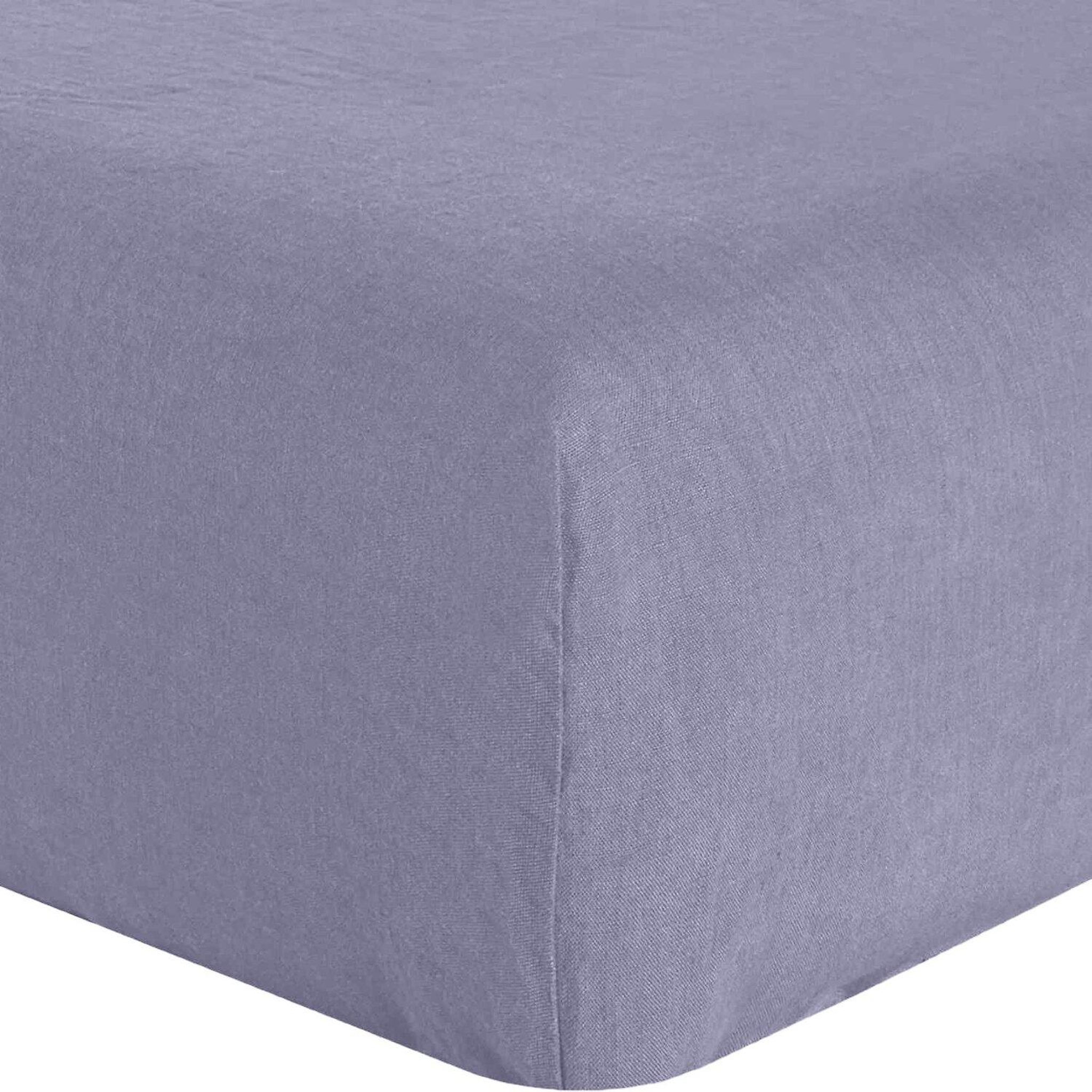 Voir la diapositive 1 : BATON ROUGE Drap housse 100% lin lavé 160gsm