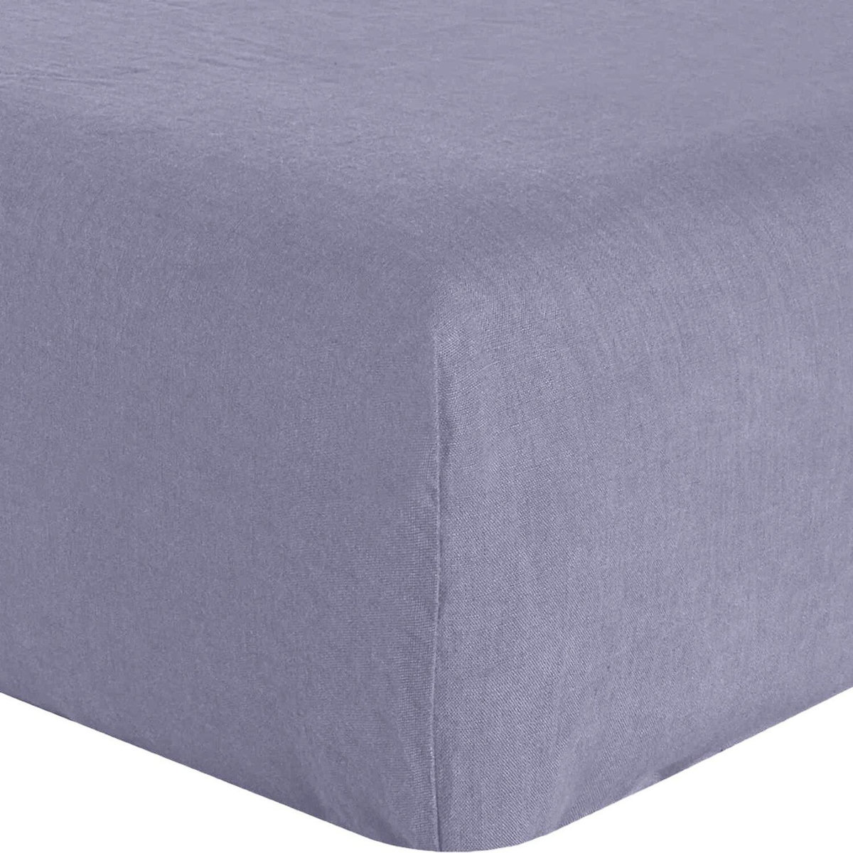 BATON ROUGE Drap housse 100% lin lavé 160g kiwi