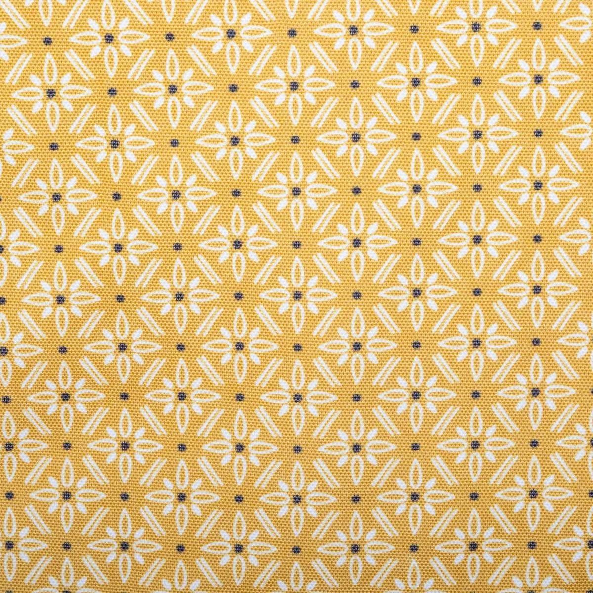 Voir la diapositive 2 : ATMOSPHERA Nappe antitache à motifs  paty  140x240cm jaune