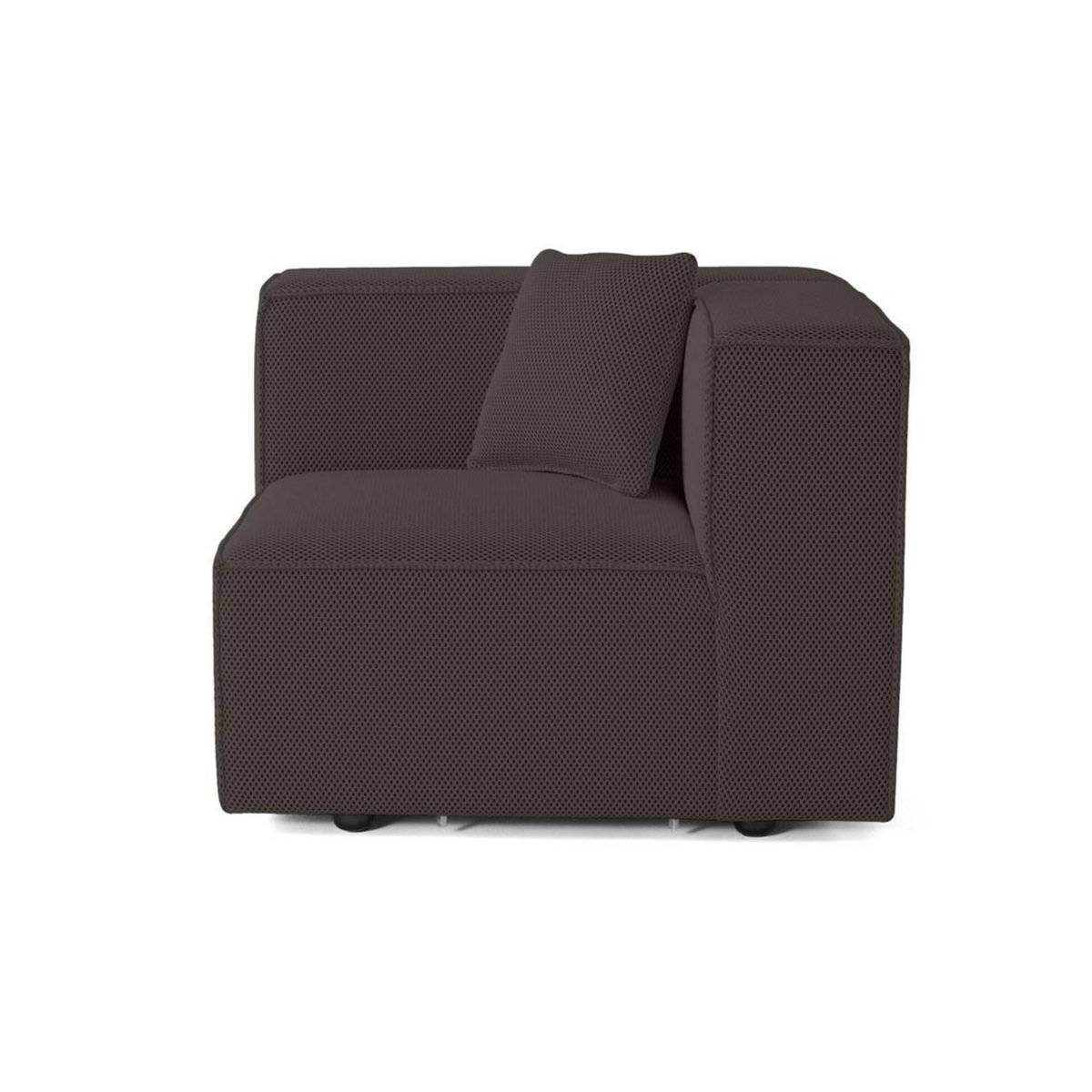 LISA DESIGN Arty - module d'assise gauche - en tissu mailles 3d