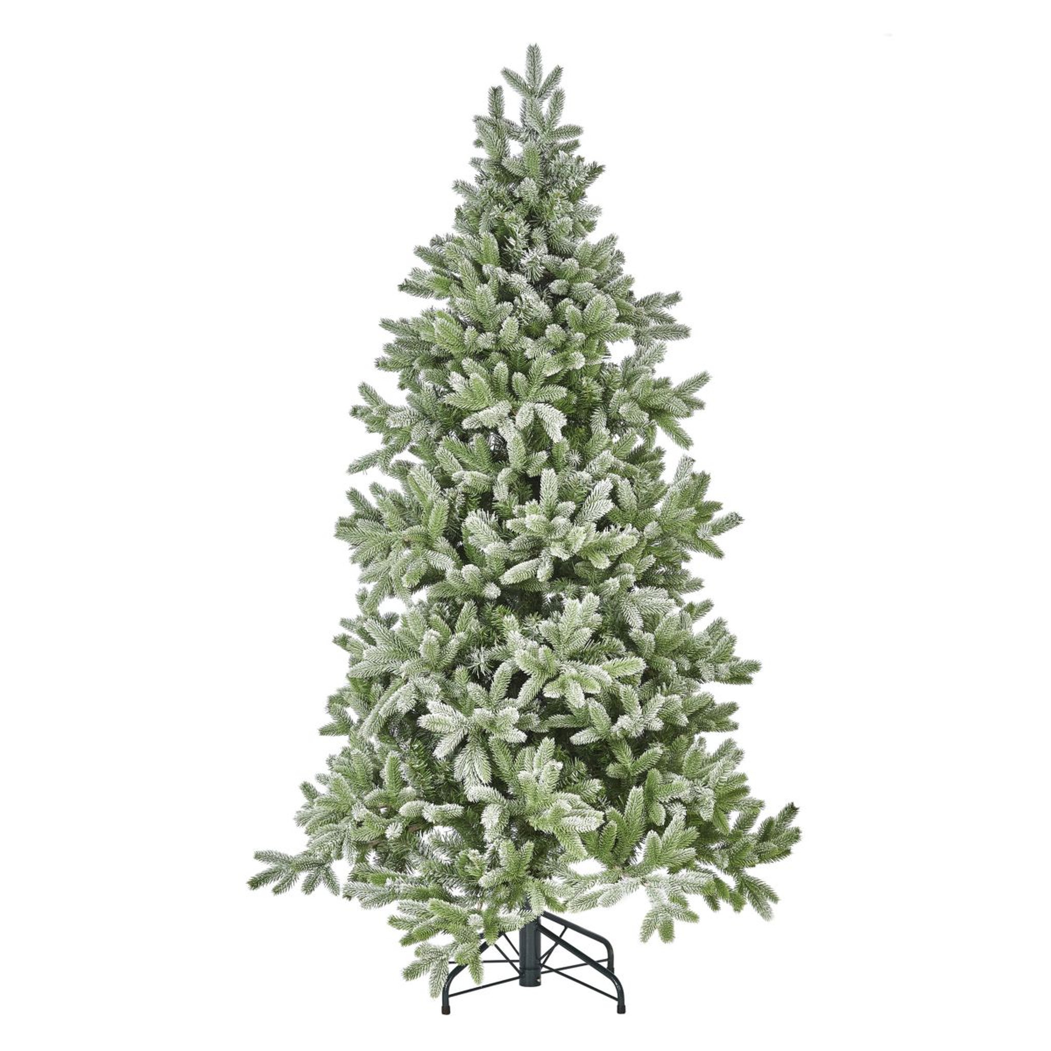 Voir la diapositive 1 : ACTUEL Sapin de Noël artificiel Snowy Sossel 180 cm Ø 111 cm