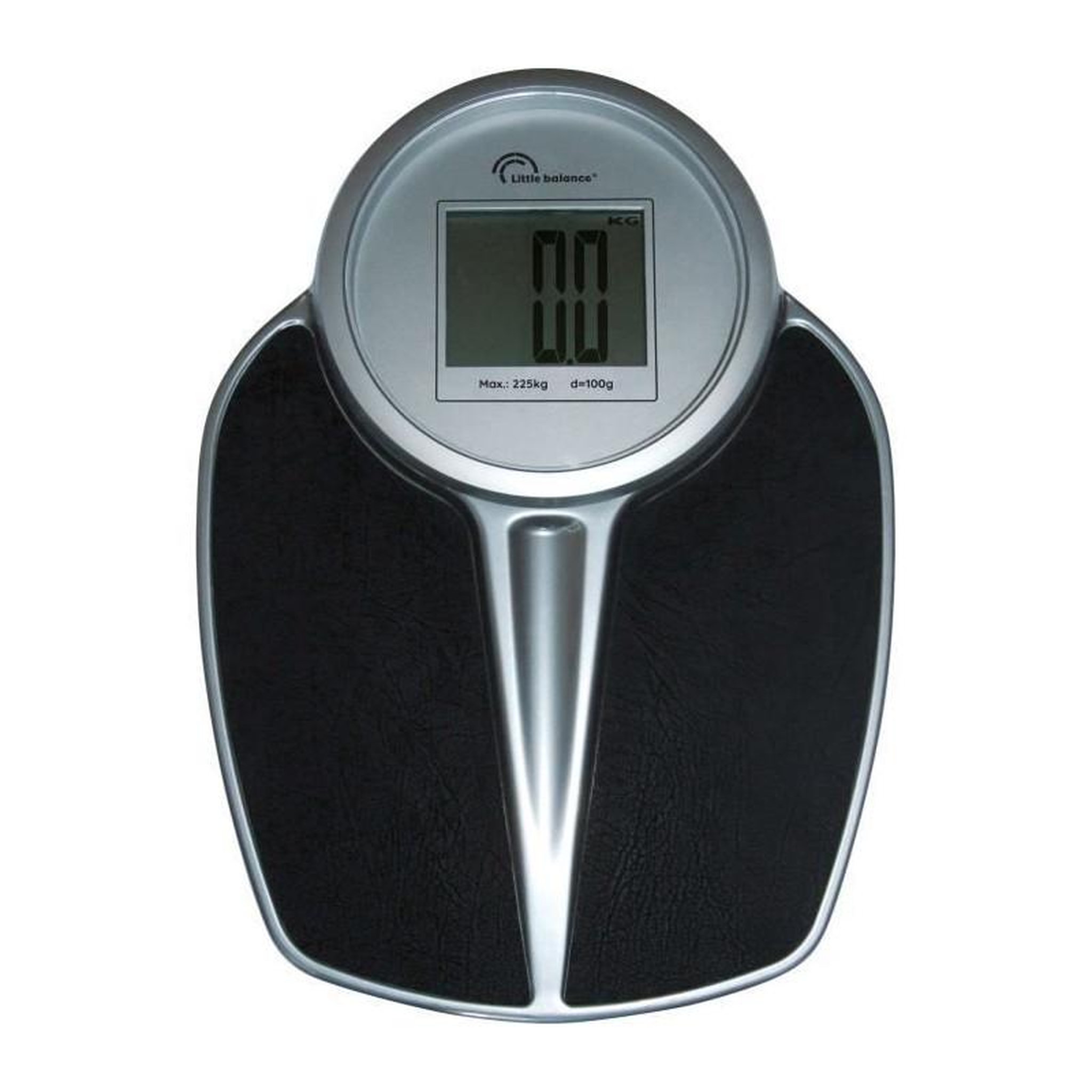 Voir la diapositive 2 : LITTLE BALANCE Pese-personne - LITTLE BALANCE - 8327 - PRO M 225 - Balance électronique - 225 kg / 1 kg - Noir / Argent