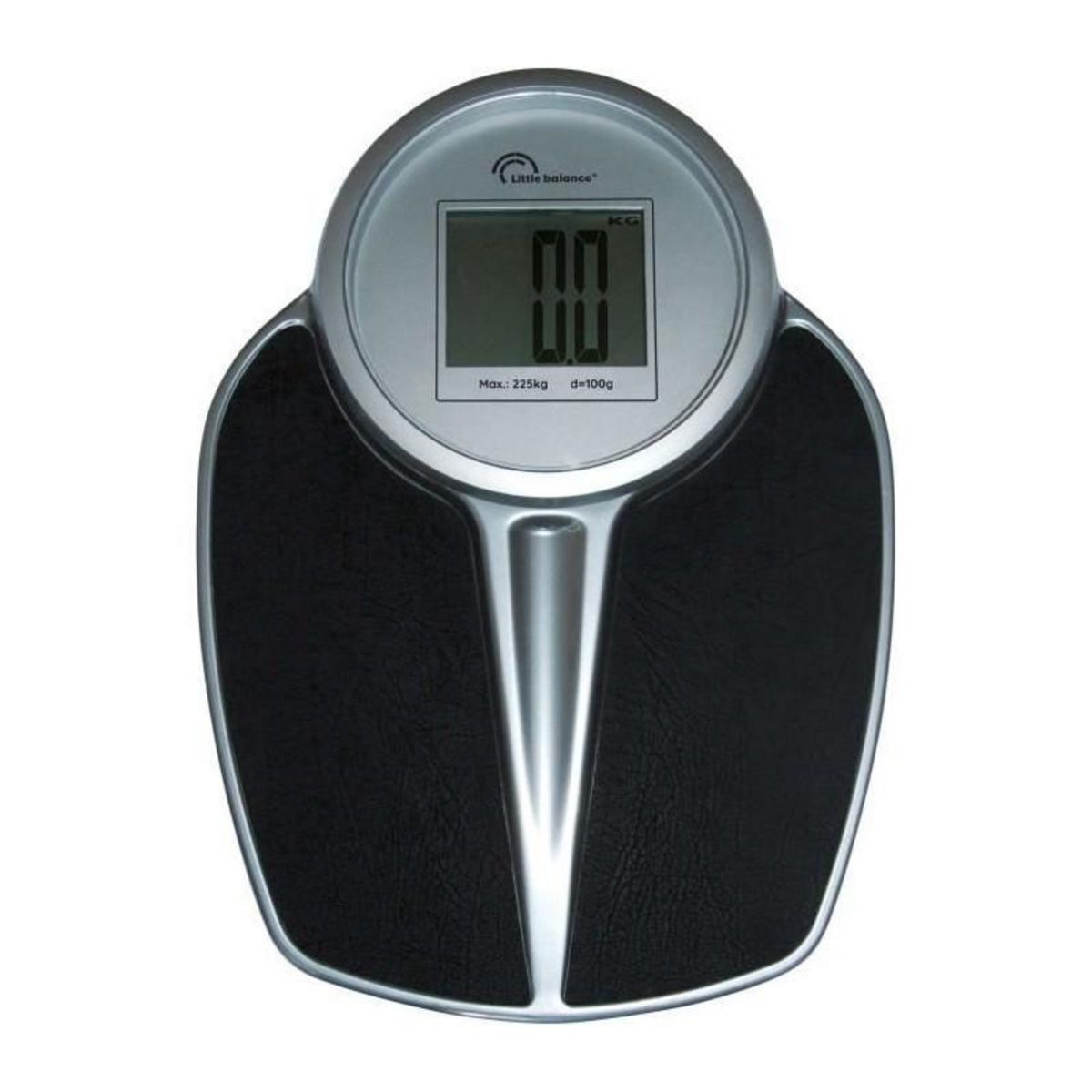 LITTLE BALANCE Pese-personne - LITTLE BALANCE - 8327 - PRO M 225 - Balance électronique - 225 kg / 1 kg - Noir / Argent