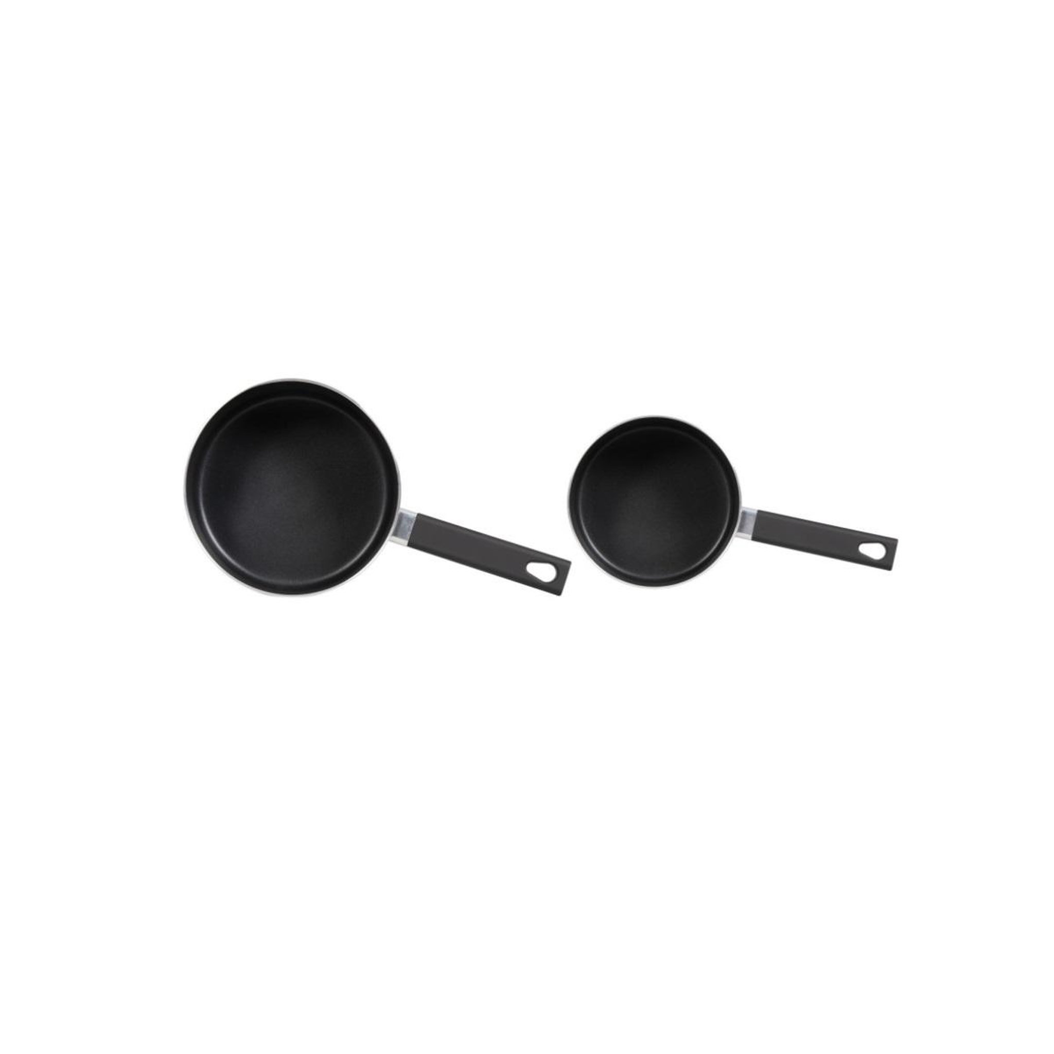 Voir la diapositive 3 : LIVOO Set 2 casseroles aluminium 18 / 20 cm - mep154n