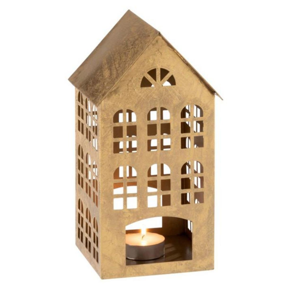 Paris Prix Bougeoir en Métal  Maison Kappa  32cm Or