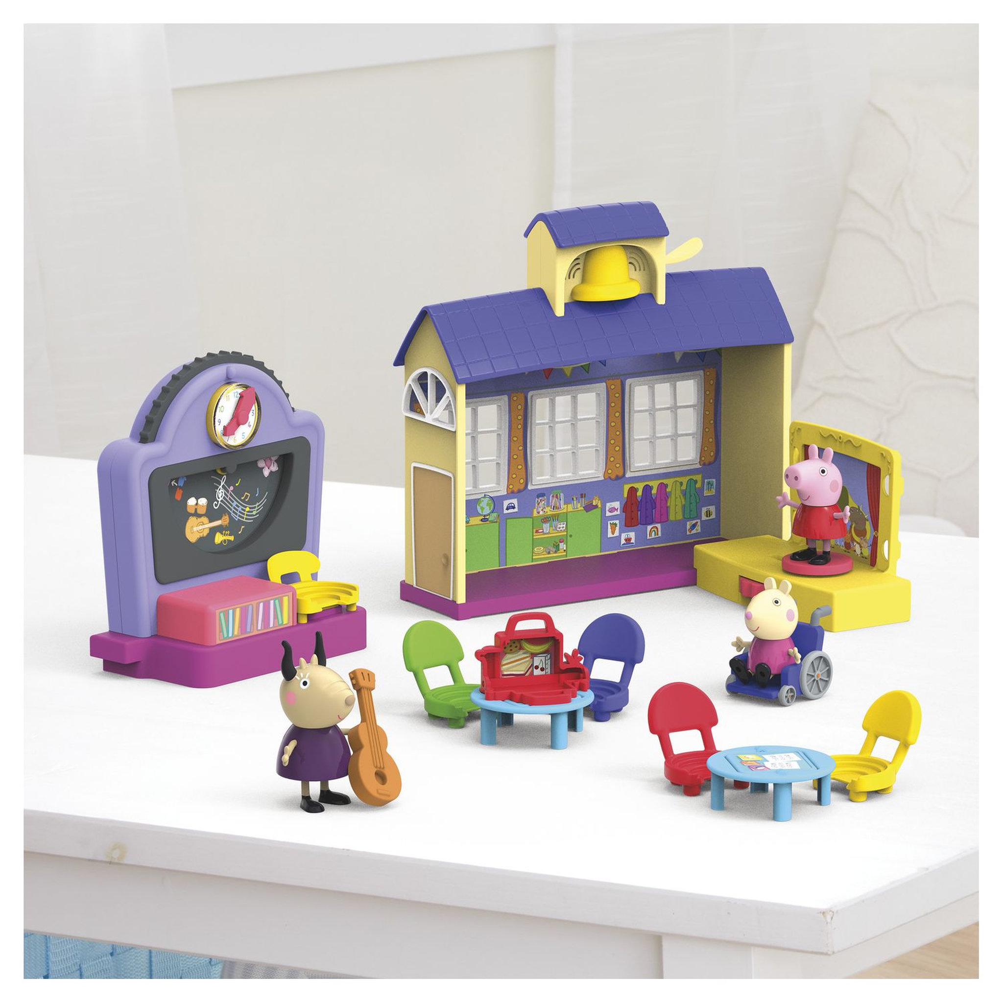 Voir la diapositive 3 : HASBRO Coffret La salle de classe Peppa Pig avec sons
