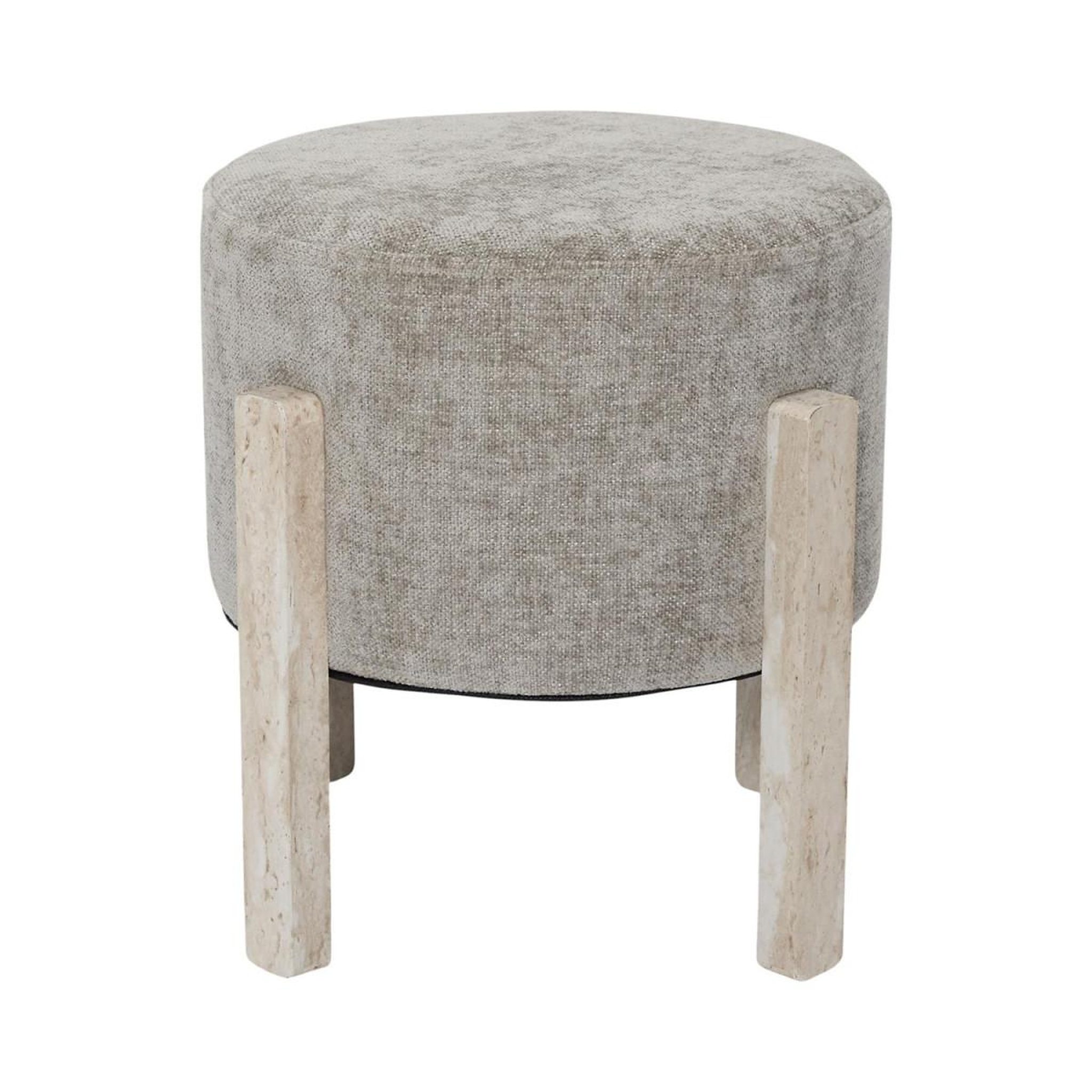 Voir la diapositive 2 : The Home Deco Factory Tabouret design  emilia  35cm taupe