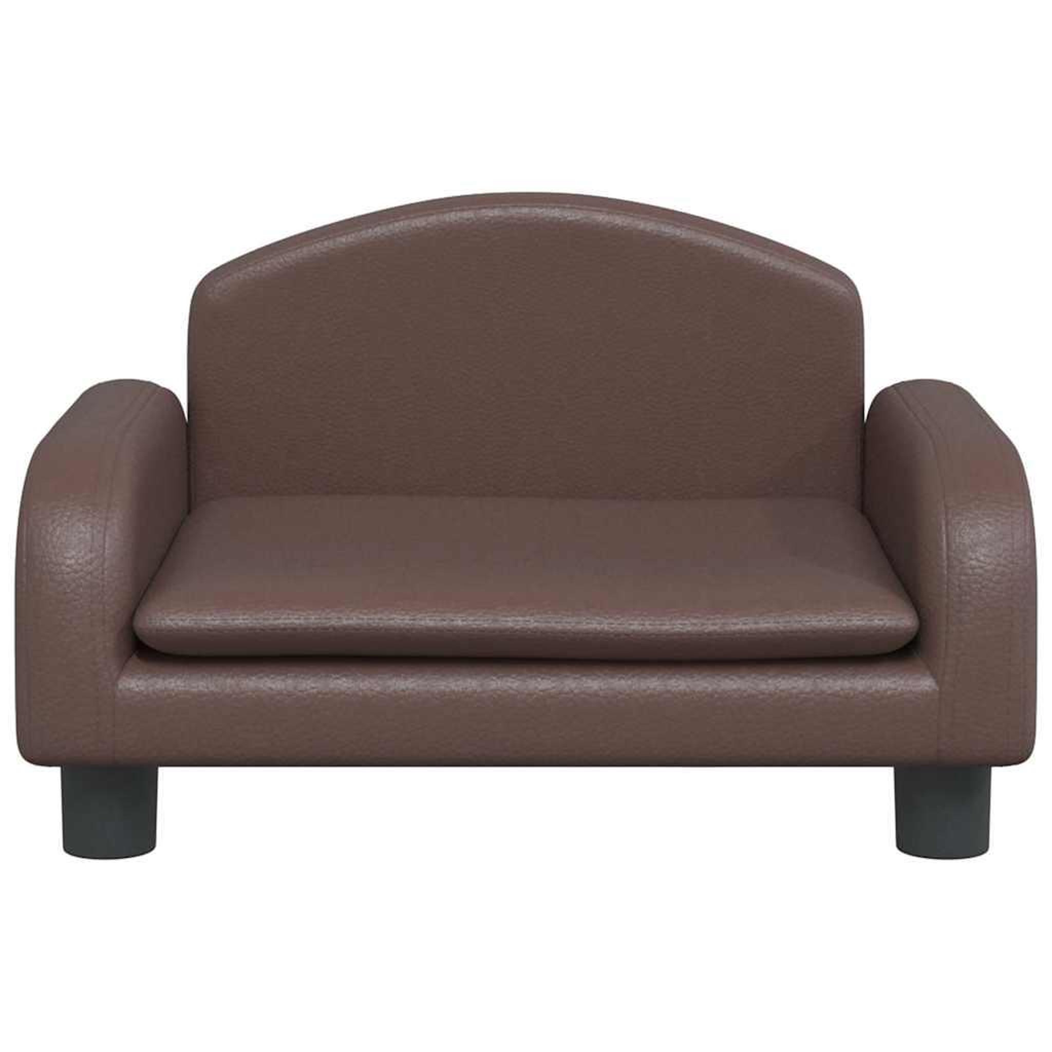 Voir la diapositive 3 : VIDAXL Lit pour chien marron 50x40x30 cm similicuir