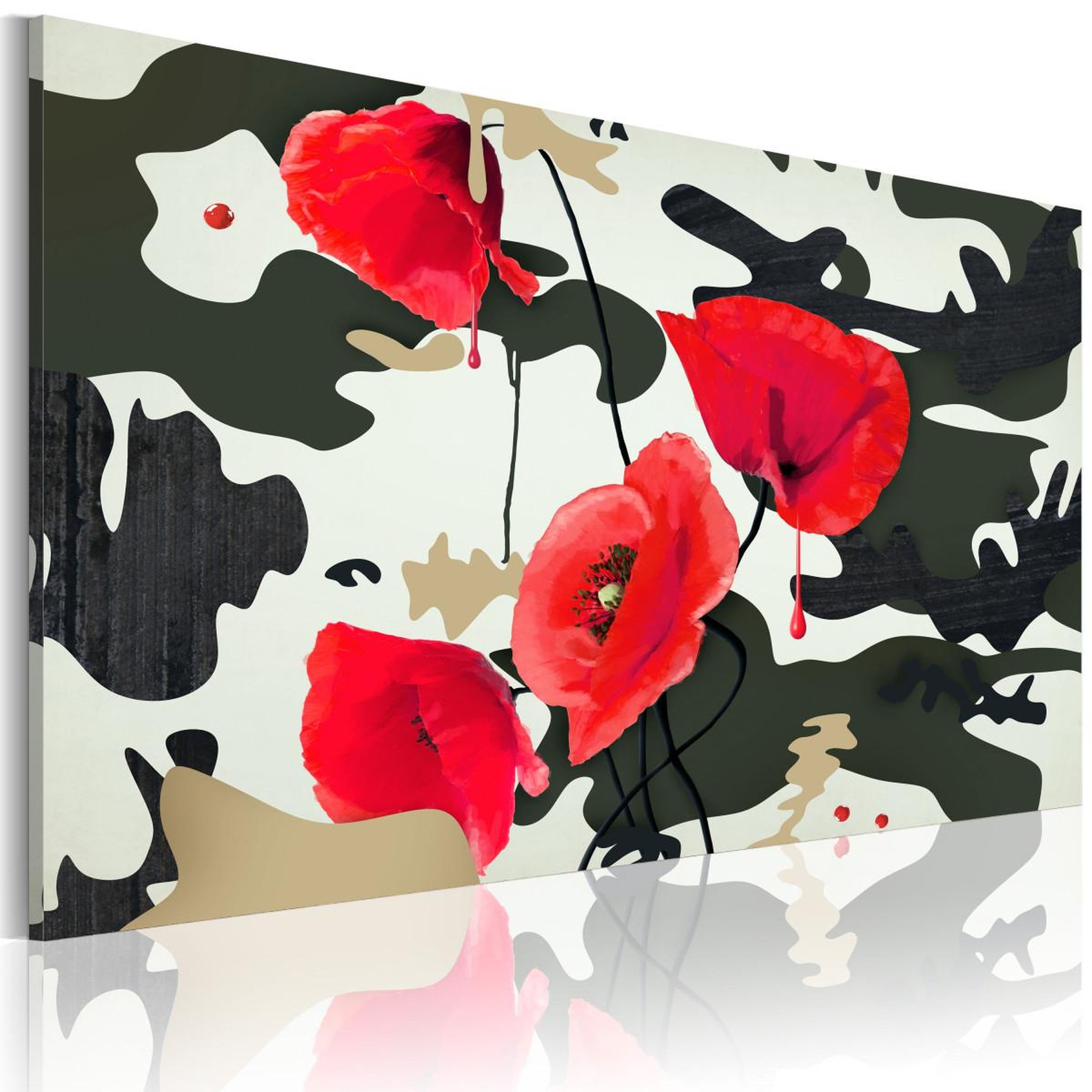 Voir la diapositive 1 : Paris Prix Tableau imprimé  peinture de guerre