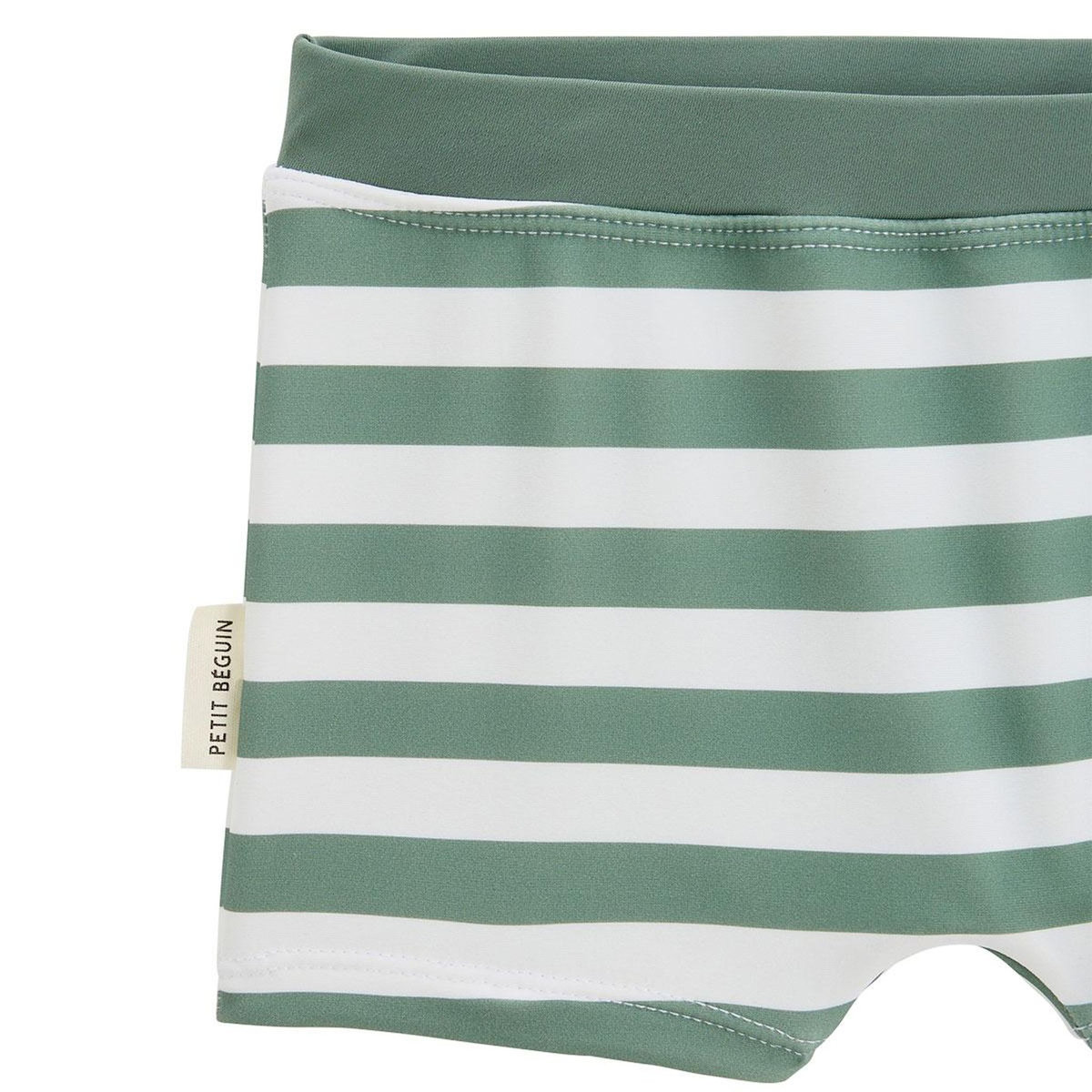 Petit Béguin Maillot de bain bébé 2 pièces t-shirt de protection UV et boxer Hello Dino