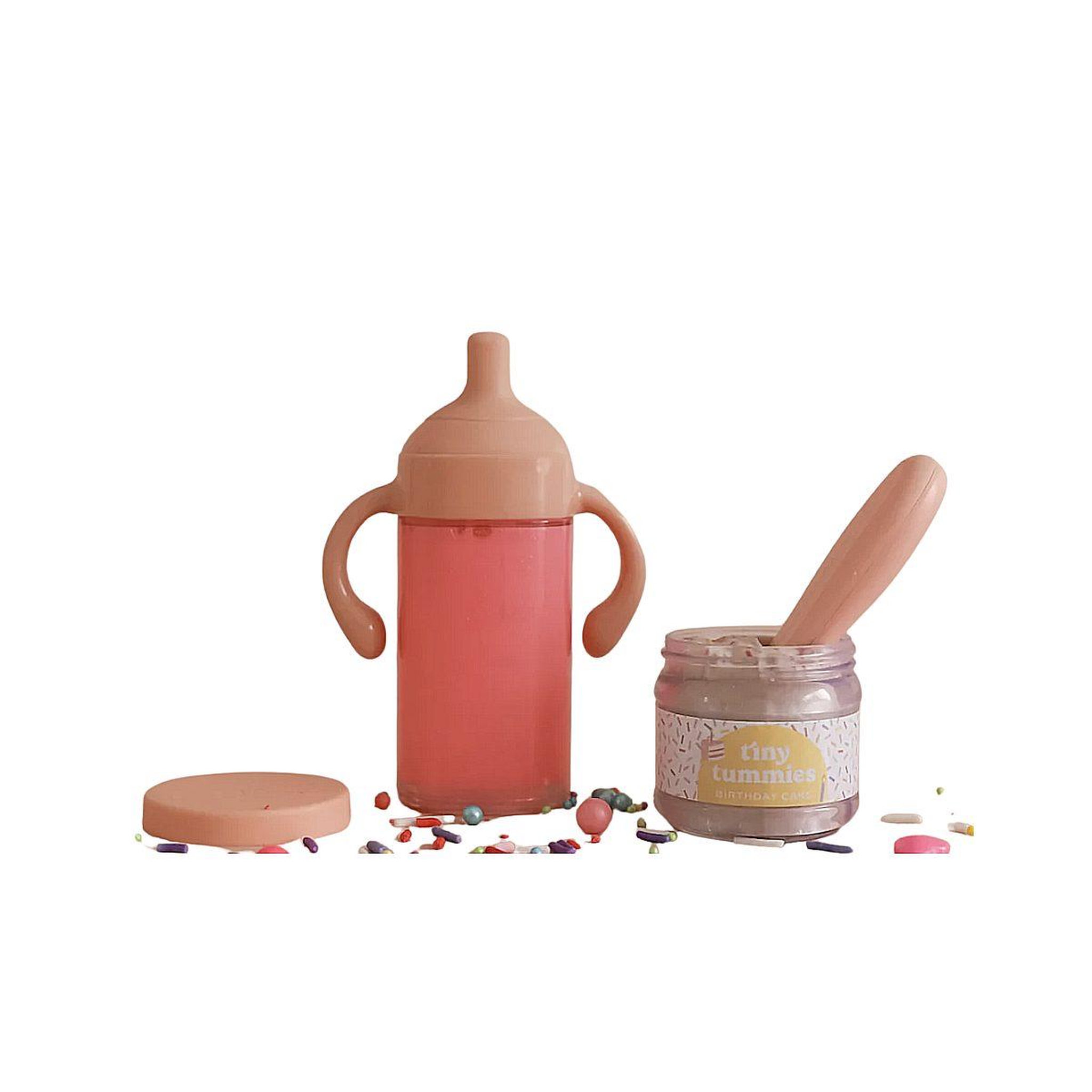 Voir la diapositive 1 : TINY HARLOW Box anniversaire - Lait Fraise -