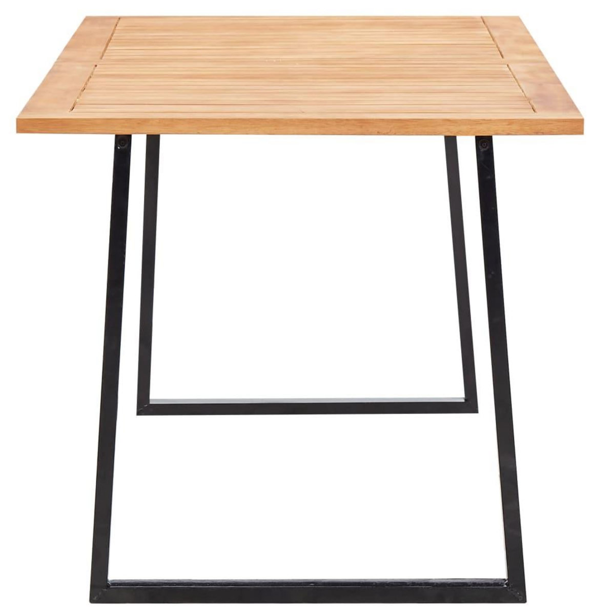 VIDAXL Mobilier d'exterieur 9 pcs resine tressee et bois d'acacia gris