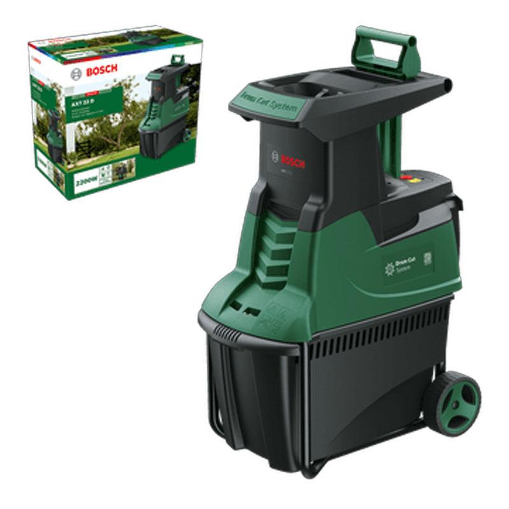 Voir la diapositive 3 : BOSCH Broyeur de végétaux électrique  BOSCH AXT 22 D