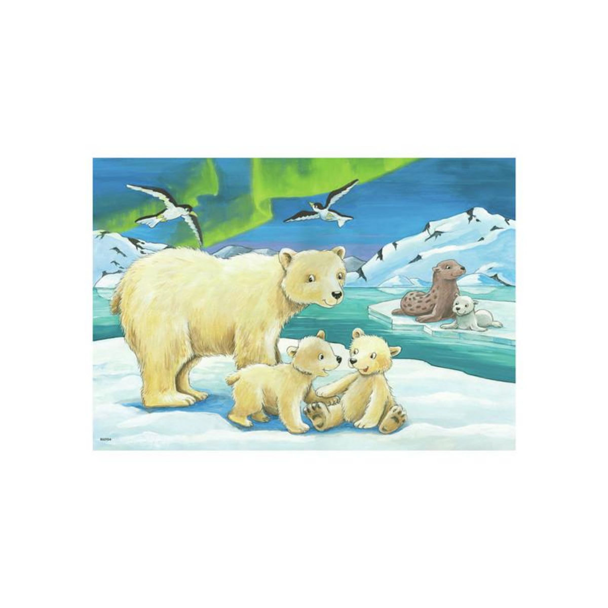 RAVENSBURGER Ravensburger - Jigsaw Puzzle Young Animals From Around the World, 2x12 pcs. 50956