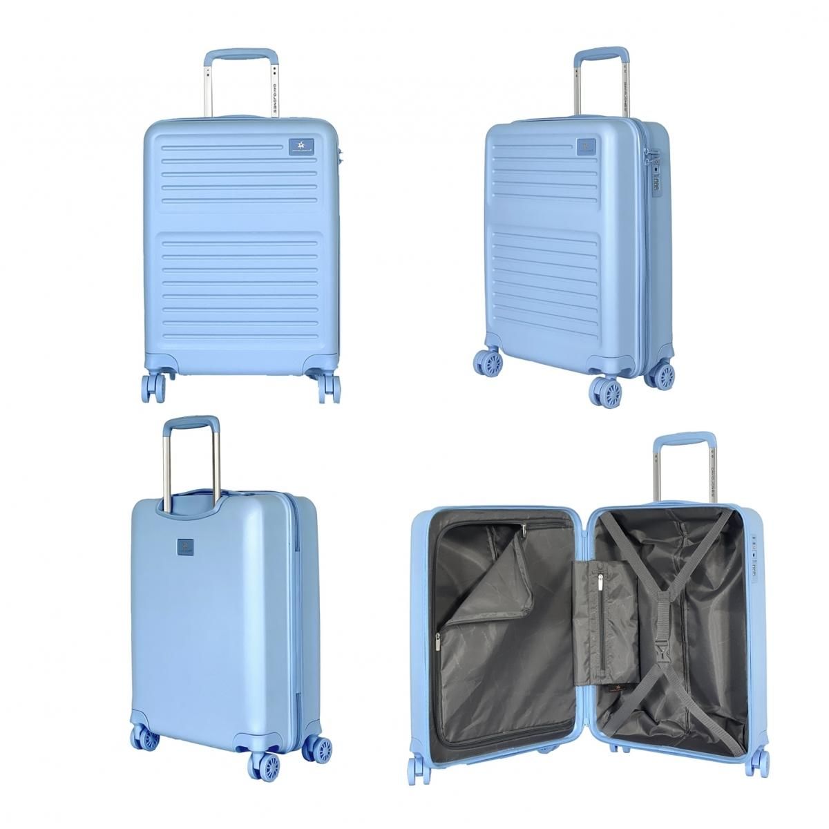 David Jones Lot 3 valises rigides dont 1 cabine TSA