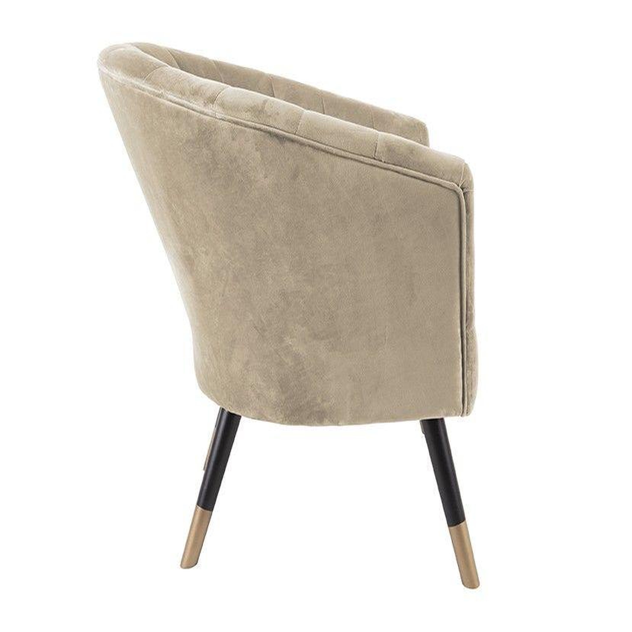 Voir la diapositive 3 : Leitmotiv Fauteuil 1 place en polyester effet velours