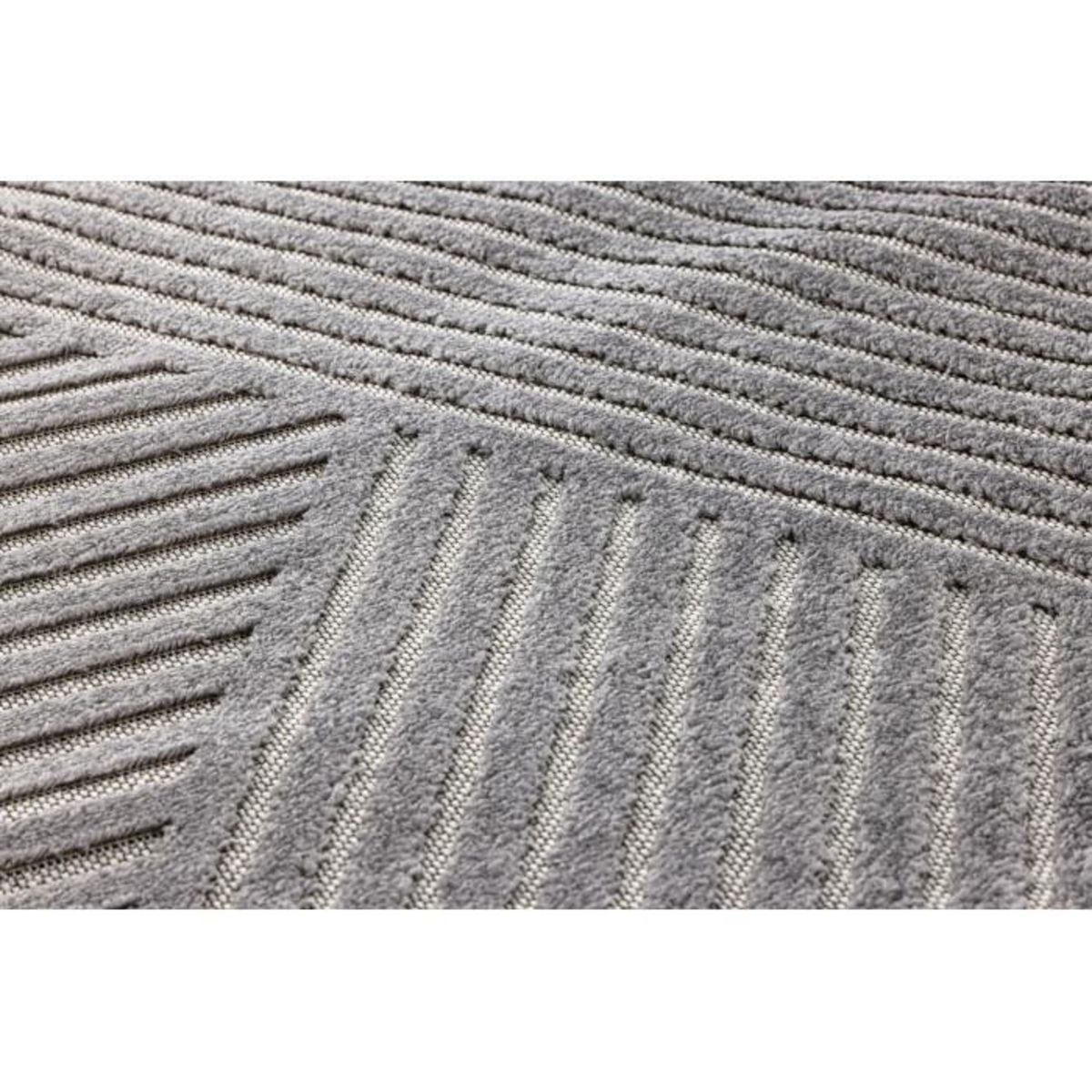 Paris Prix Tapis Déco  Aron Solar  200x290cm Gris