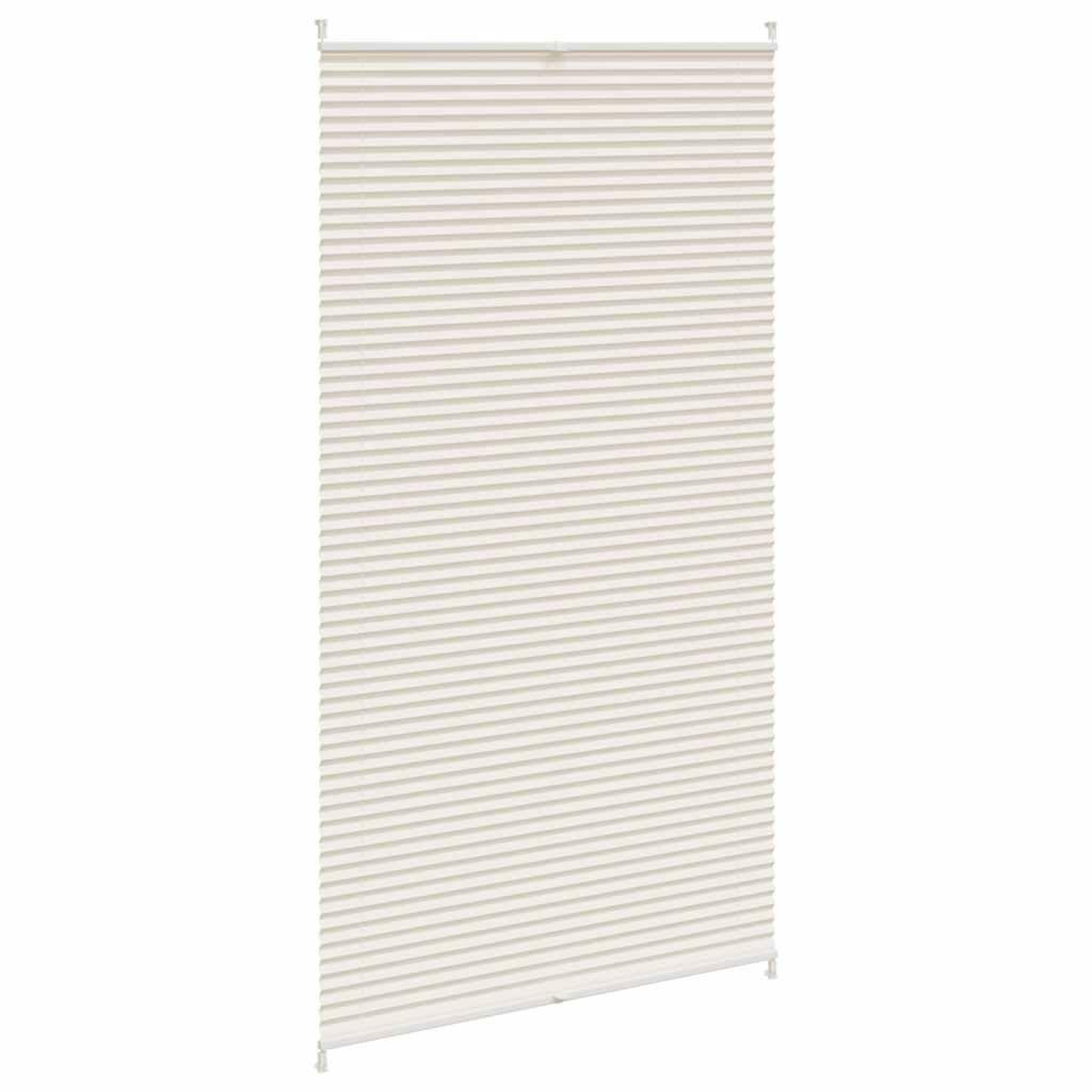 Voir la diapositive 3 : VIDAXL Store plisse en creme 110 x 200cm
